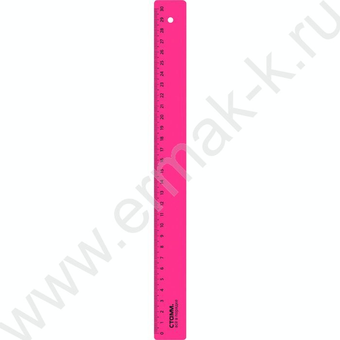 Линейка пл 30см неон/ ассорти | Фото 3