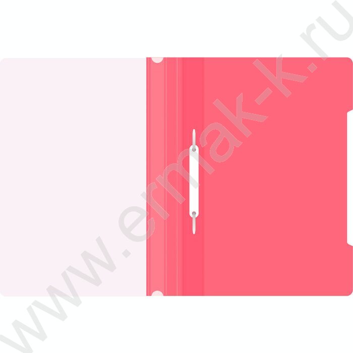 Скоросшиватель пл розовый прозрач.верх.лист | Фото 3