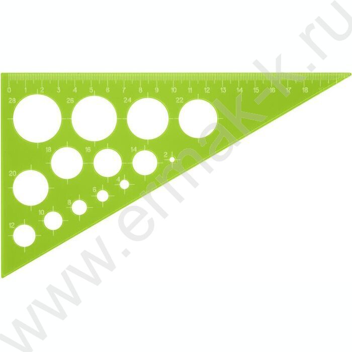 Треугольник пл. 30*19см с окружностями | Фото 4