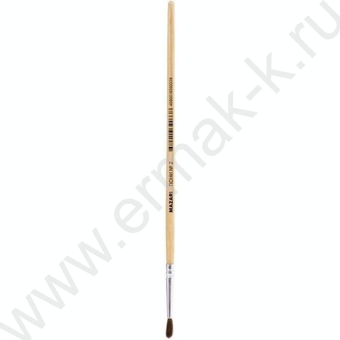 Кисть  пони № 2 круглая | Фото 1