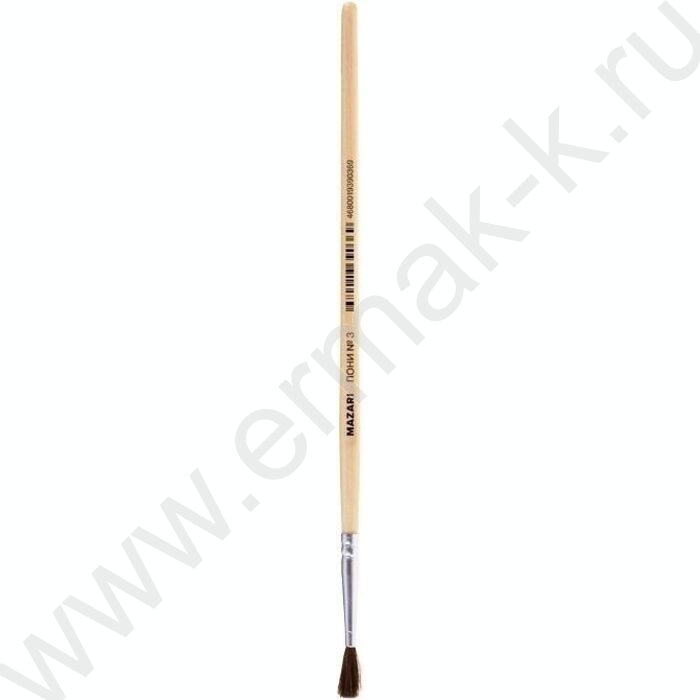 Кисть  пони № 3 круглая | Фото 1