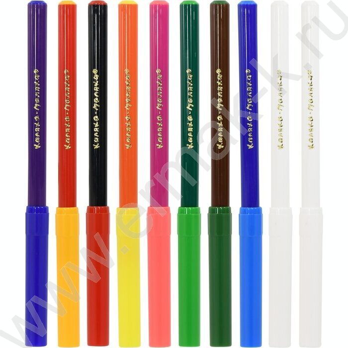 Фломастеры  10шт/18цв Каляка-Маляка /магические/ | Фото 2