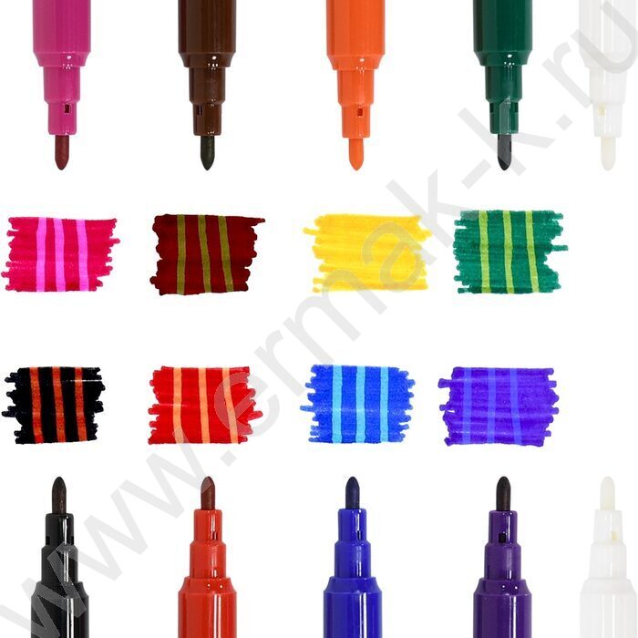 Фломастеры  10шт/18цв Каляка-Маляка /магические/ | Фото 3