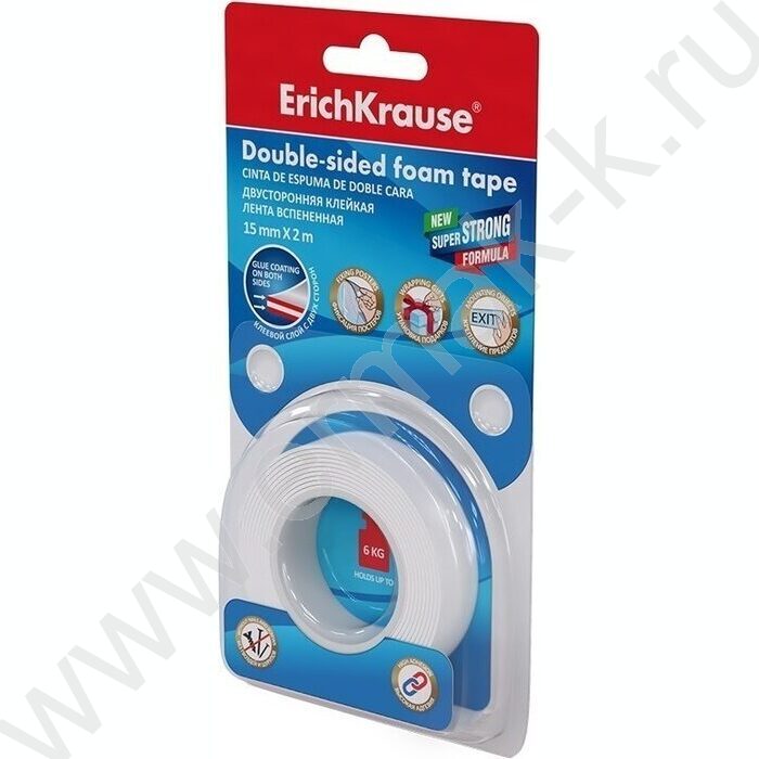 Скотч двустор. 1*15*2м на пенной основе | Фото 4