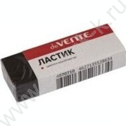 Ластик Black синтетический каучук черный 60*22*12мм dust-free | Фото 1
