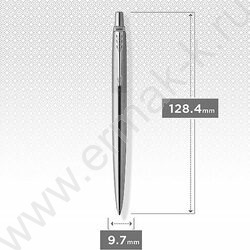 Ручка шар  Jotter Core Stainless Steel CT /корпус серебристый, хромирован.детали /синий стержень     | Фото 6