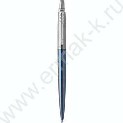 Ручка шар  Jotter Core K63 Waterloo Blue CT синий стержень 1мм /голубой-серебро | Фото 1