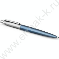Ручка шар  Jotter Core K63 Waterloo Blue CT синий стержень 1мм /голубой-серебро | Фото 2