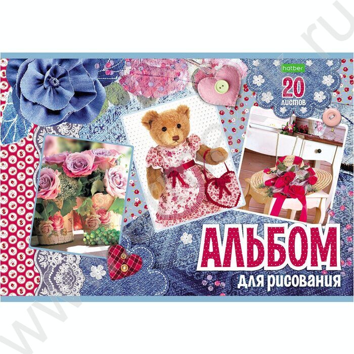 Альбом д/рисования 20л "Для девочек" 5видов | Фото 1