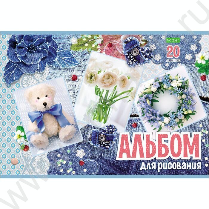 Альбом д/рисования 20л "Для девочек" 5видов | Фото 2