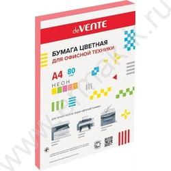Бумага А4  80г/мкв 100л "deVENTE" неон розовый | Фото 1