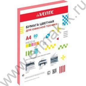Бумага А4  80г/мкв 100л "deVENTE" неон розовый