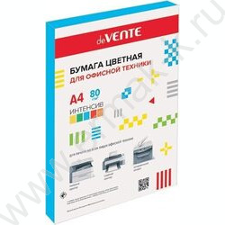 Бумага А4  80г/мкв 100л "deVENTE" интенсив синий | Фото 1