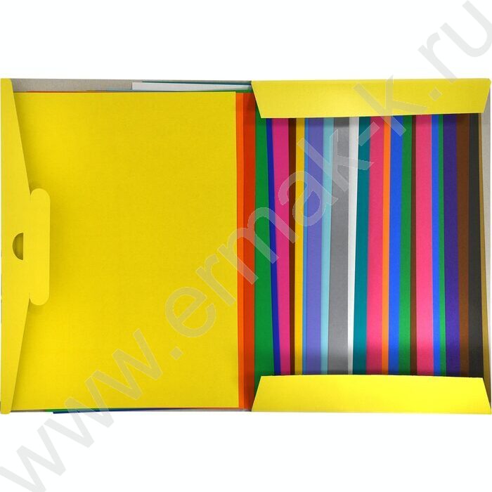 Картон цв+бум.цв. двухсторон А4 16л/16л | Фото 2