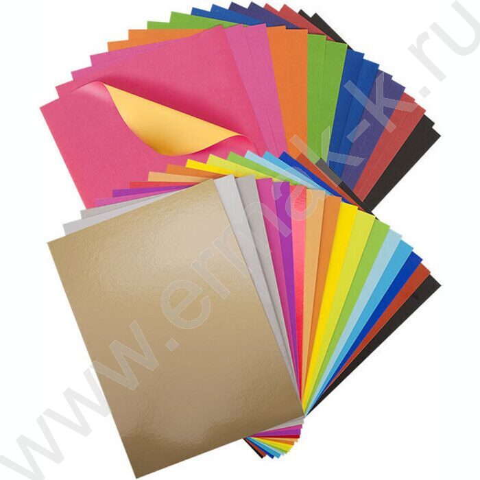 Картон цв+бум.цв. двухсторон А4 16л/16л | Фото 4