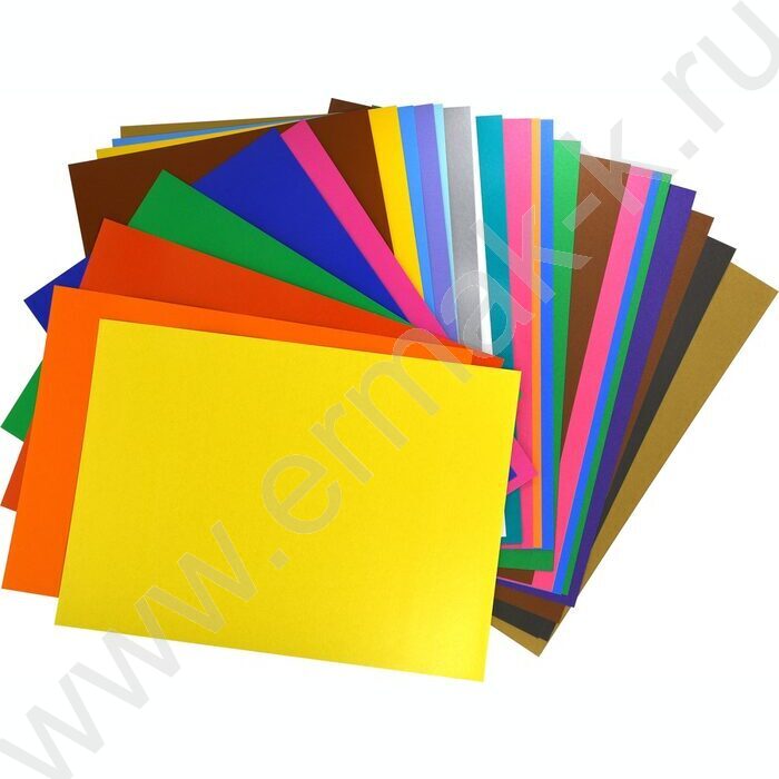Картон цв+бум.цв. двухсторон А4 16л/16л | Фото 5