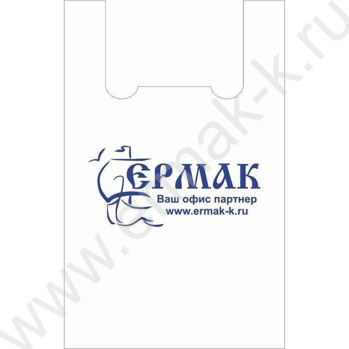 Пакет-майка Ермак 60*38+18 23мкм /Люкс Пакет/ | Фото 1