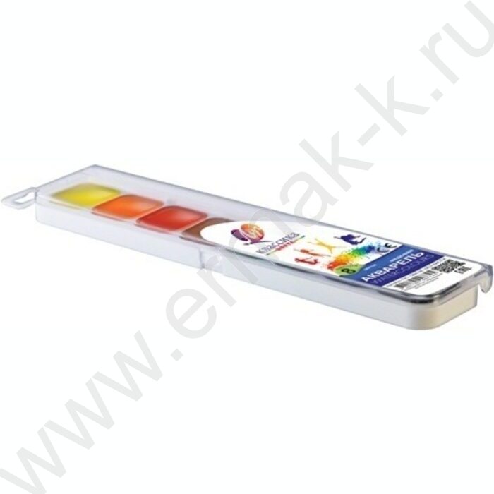 Акварель медовая  8цв  Классика с кисточкой п/у | Фото 2