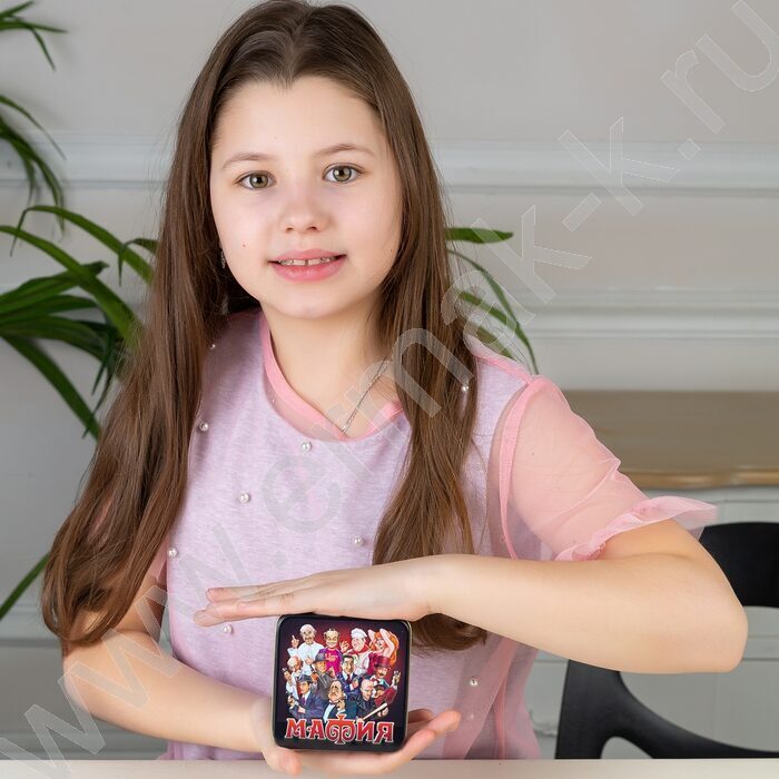 Игра Карточная Мафия жестяная коробочка | Фото 6