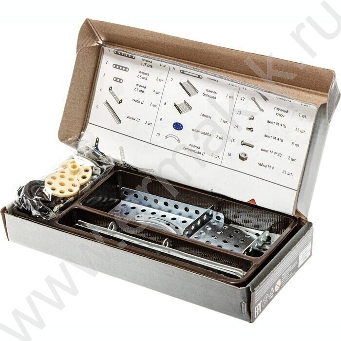 Конструктор металлич. для уроков труда № 8 (72эл) | Фото 2