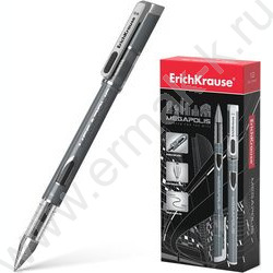 Ручка гелевая черная 0,5мм  Megapolis | Фото 2