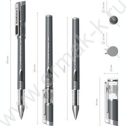 Ручка гелевая черная 0,5мм  Megapolis | Фото 4
