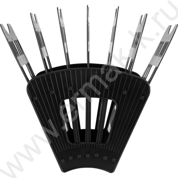 Лоток вертикально-гориз. разборный /чёрный/ 6отд. | Фото 3