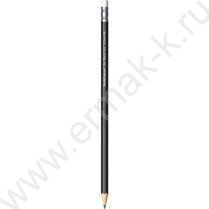 Карандаш ч/гр с ластиком HB Jet Black /туба | Фото 1