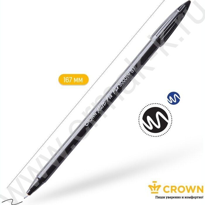 Ручка кап. черная 0,3мм "MultiPla" | Фото 3