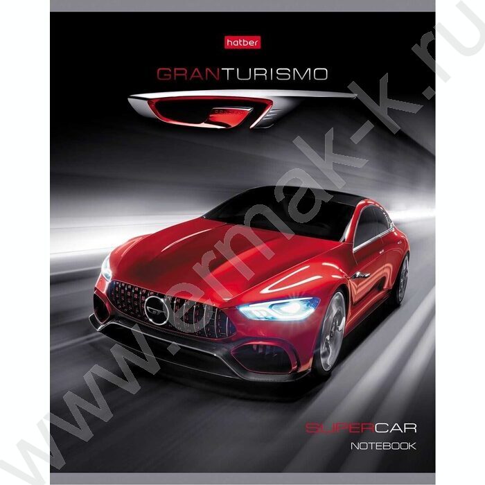 Тетрадь  48л клетка "Super Cars" 5видов | Фото 1
