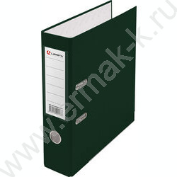 Файл 80мм PP собранный метал.окантовка зеленый с карманом | Фото 1