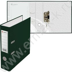 Файл 80мм PP собранный метал.окантовка зеленый с карманом | Фото 2