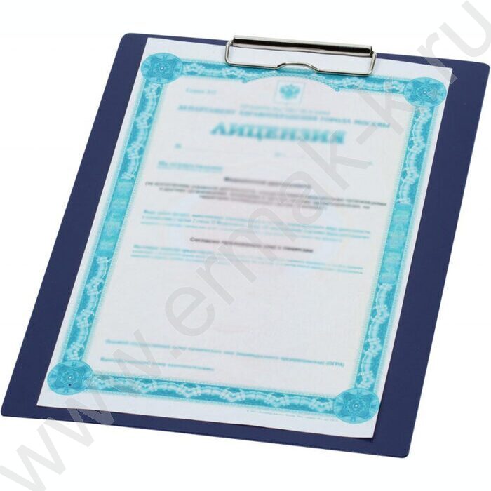 Клипборд А4 синий | Фото 1