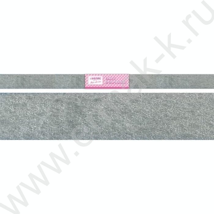 Бумага креповая 50*250см Серебряный 22г/м2 | Фото 1