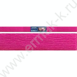 Бумага креповая 50*250см Фуксия 32г/м2 | Фото 1