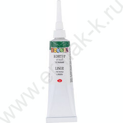 Контур  по ткани акриловый Декола Зеленый 18мл | Фото 1