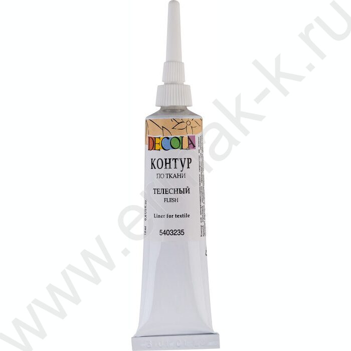 Контур  по ткани акриловый Декола Телесный 18мл | Фото 1