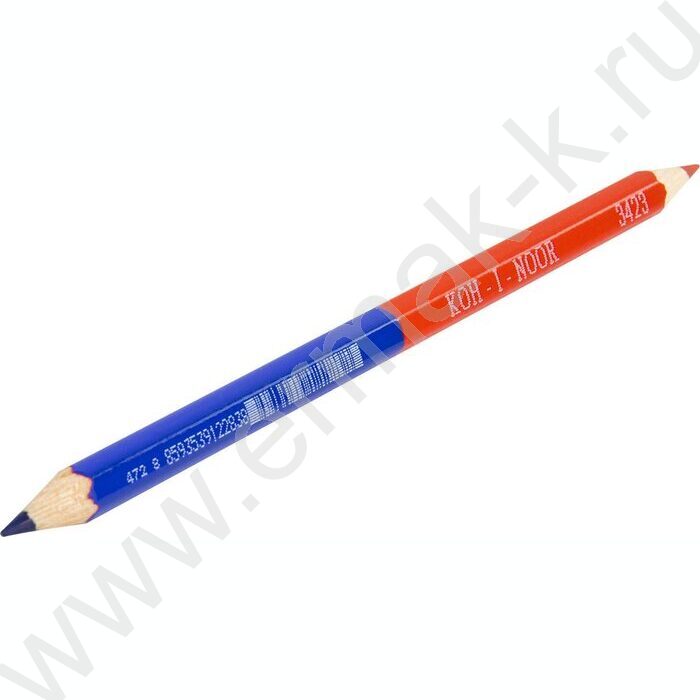 Карандаш двухцветный красно-синий (KIN 3423) | Фото 5
