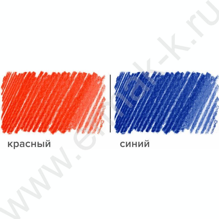 Карандаш двухцветный красно-синий (KIN 3423) | Фото 6