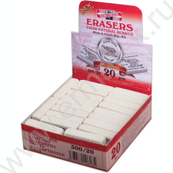 Ластик белый "Elephant" (KIN 300/20) | Фото 2