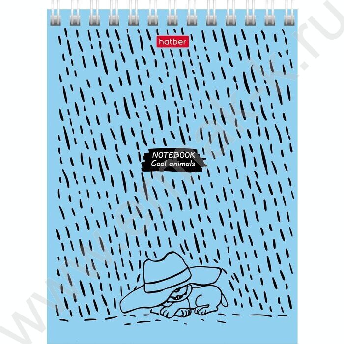 Блокнот  40л А6 спираль "COOL Animals" ассорти | Фото 6