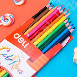 Карандаши пластиковые 12цв ColoRun /трехгранные/ европодвес | Фото 3