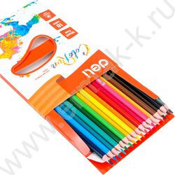 Карандаши пластиковые 18цв ColoRun /трехгранные/ европодвес | Фото 3