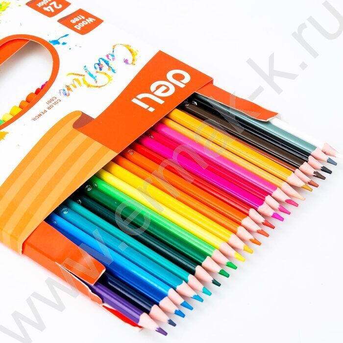 Карандаши пластиковые 24цв ColoRun /трехгранные/ европодвес | Фото 5