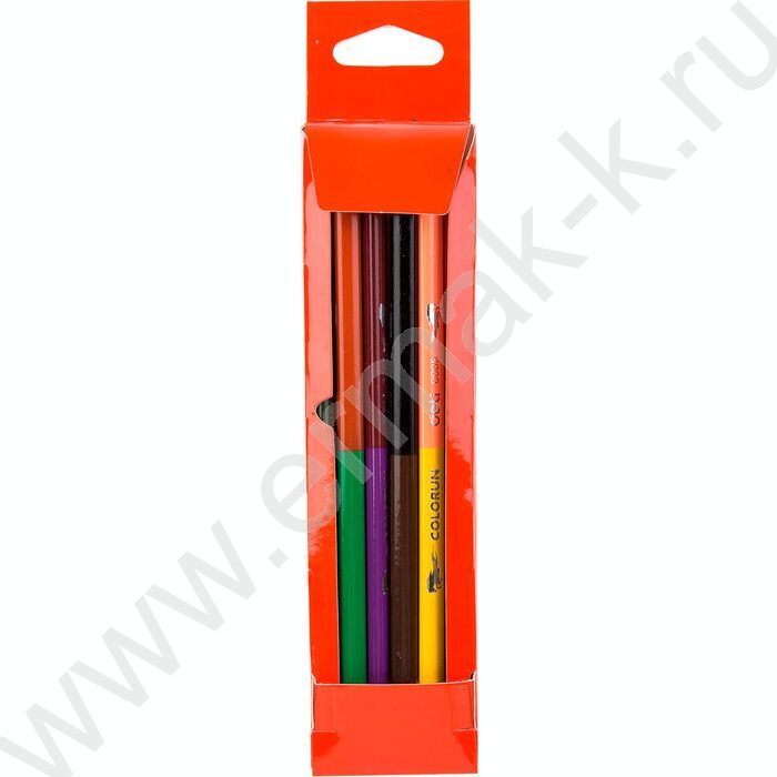 Карандаши  12цв/6шт ColoRun /липа, двухсторонние, европодвес | Фото 3