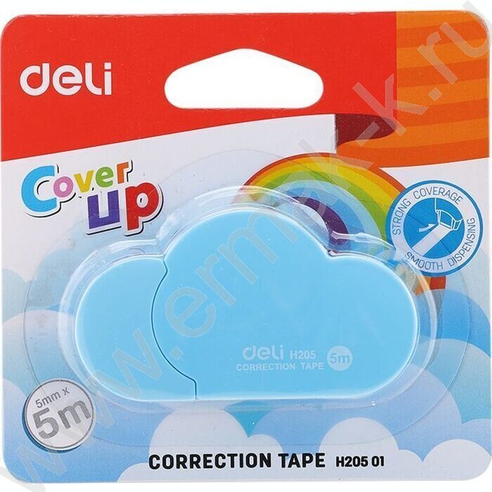 Корректирующая лента 5мм* 5м /корпус - ассорти, блистер, европодвес | Фото 5