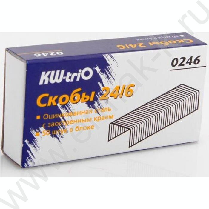 Скобы №24/6 /1000шт | Фото 1