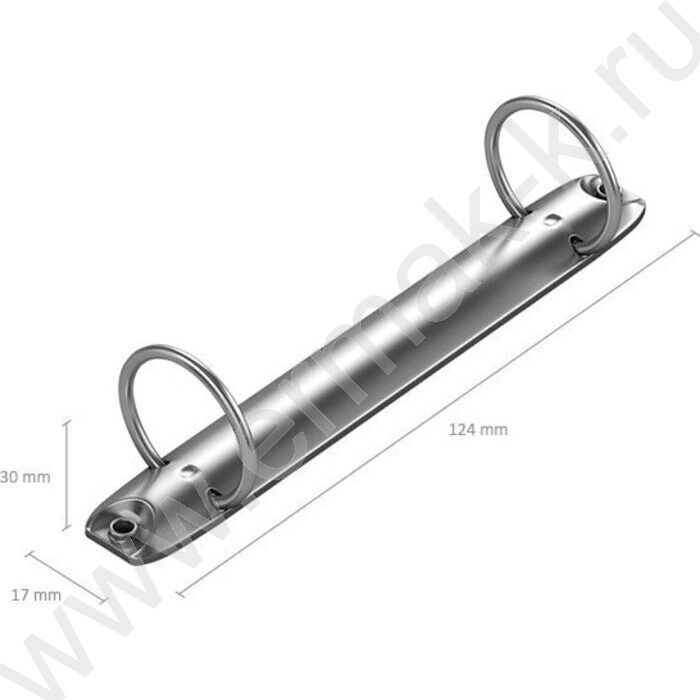 Папка 2 кольца 35мм Neon ламинир желтый | Фото 3