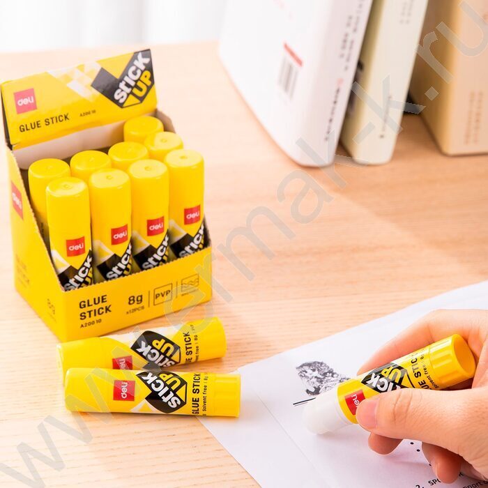 Клей-карандаш   8г Stick UP /корпус - желтый /картон. дисплей | Фото 5