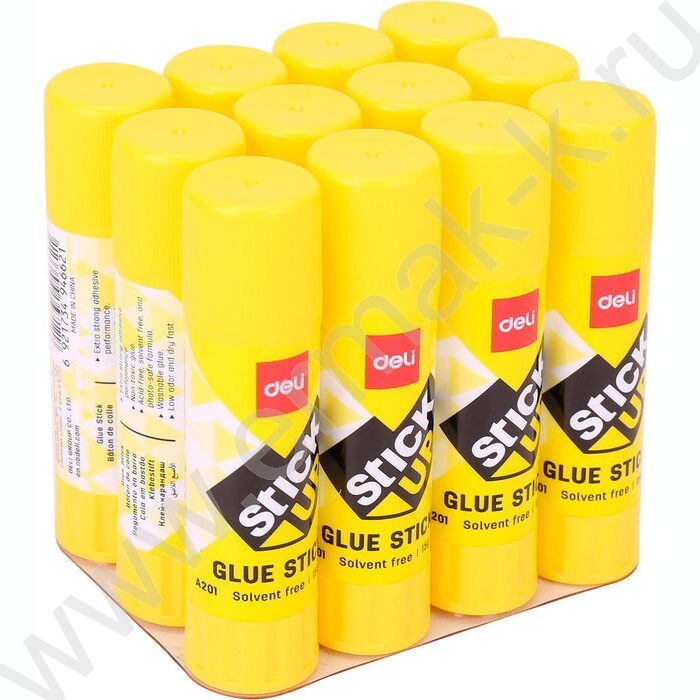 Клей-карандаш  15г Stick UP /корпус - желтый /картон. дисплей | Фото 3